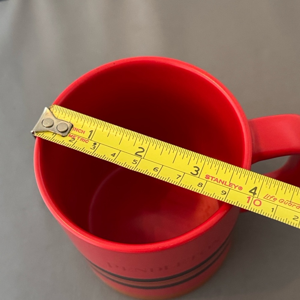 Pendleton Red‎ Mug with Terracotta Base - Picture 5 of 5